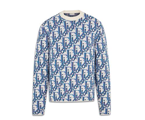 Dior Mens Oblique Knit Sweater