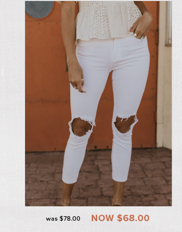 Free People High Rise Busted Skinny Jean