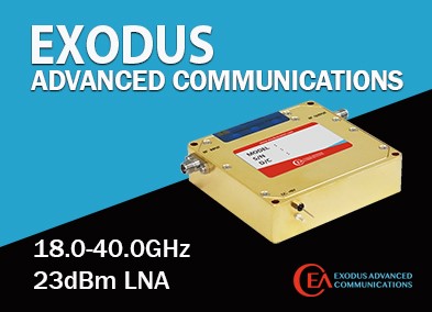 Exodus 18.0-40.0GHz, 23dBm LNA, Low Noise Amplifier 