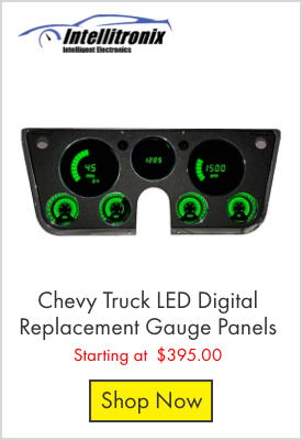 Intellitronix Chevy Truck LED Digital Replacement Gauge Panels - Starting at $395.00