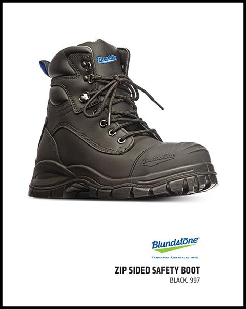 Blundstone Zip Safety Boot