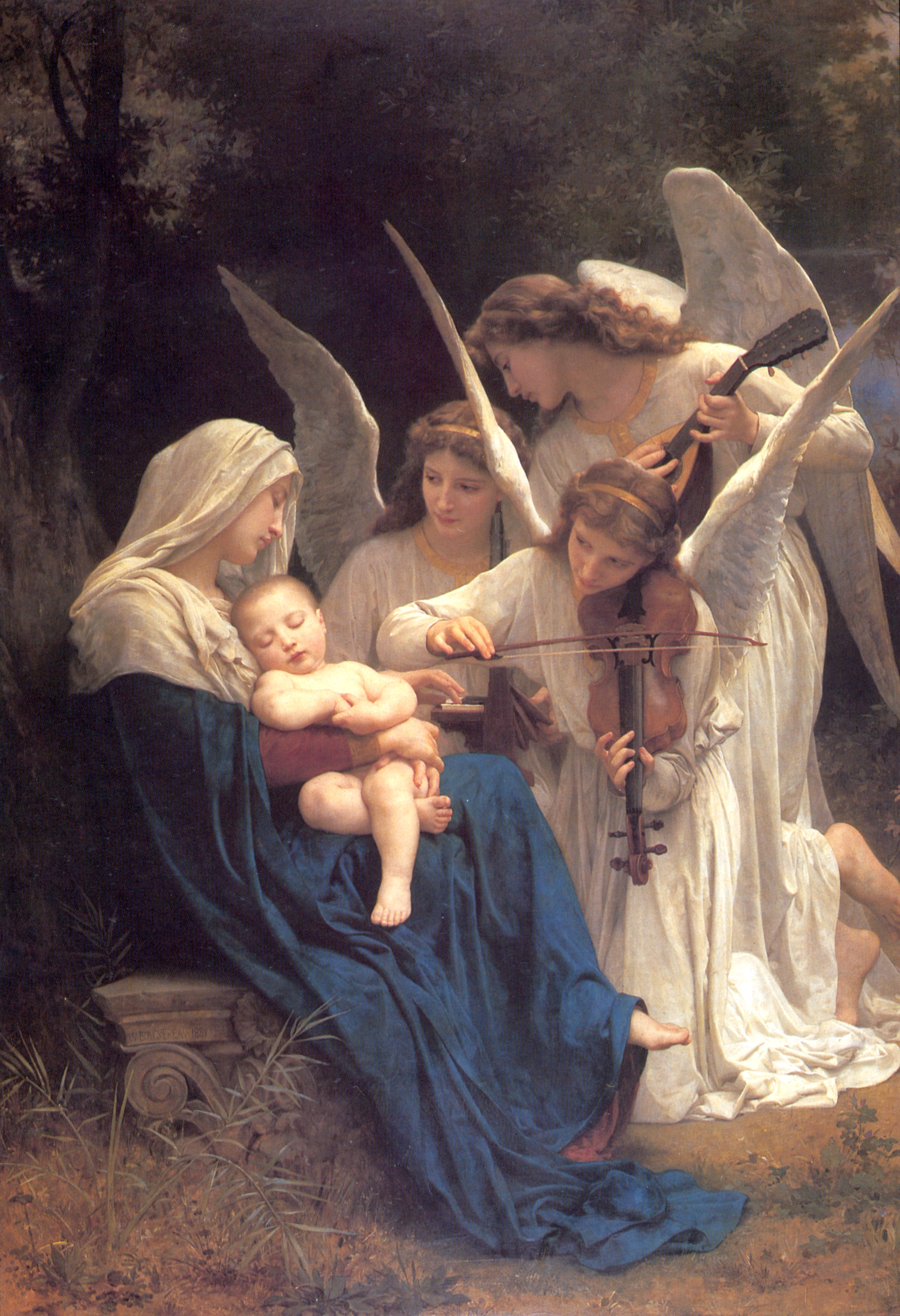 Song of the Angels, Bouguereau