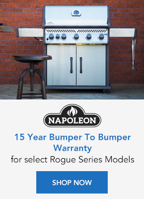 15 year bumper to bumper warranty with Napoleon