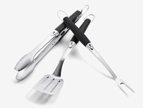 Weber Stainless 3-Piece Barbecue Tool Set