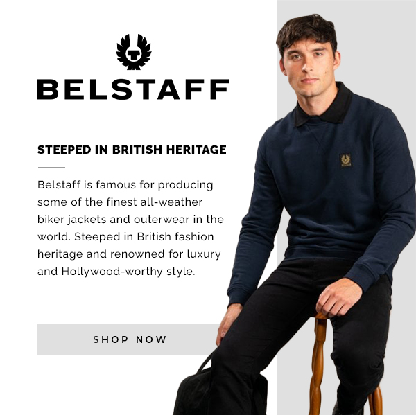 Belstaff is famous for producing some of the finest all-weather biker jackets and outerwear in the world. Steeped in British fashion heritage and renowned for luxury and Hollywood-worthy style.