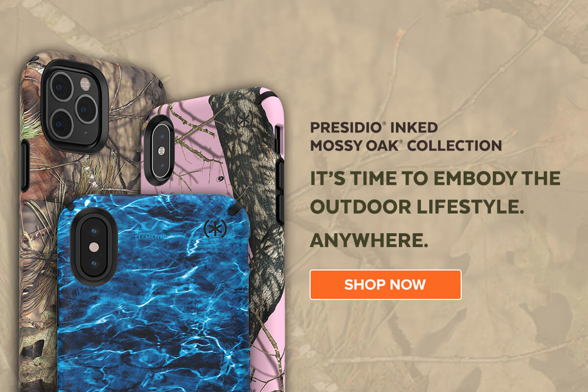 Presidio INKED Mossy Oak Collection. It's time to embody the outdoor lifestyle. Anywhere. Shop now.