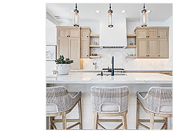 Dream kitchen designed by @arcadiabluedesign with the iconic Cloe tile backsplash.