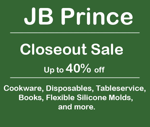 JB Prince Company Closeout Sale