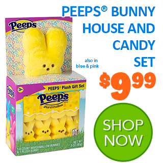 PEEPS Bunny House and Candy Set