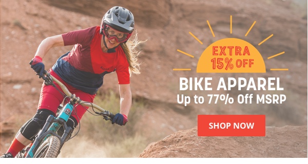 Bike Apparel Extra 15% Off