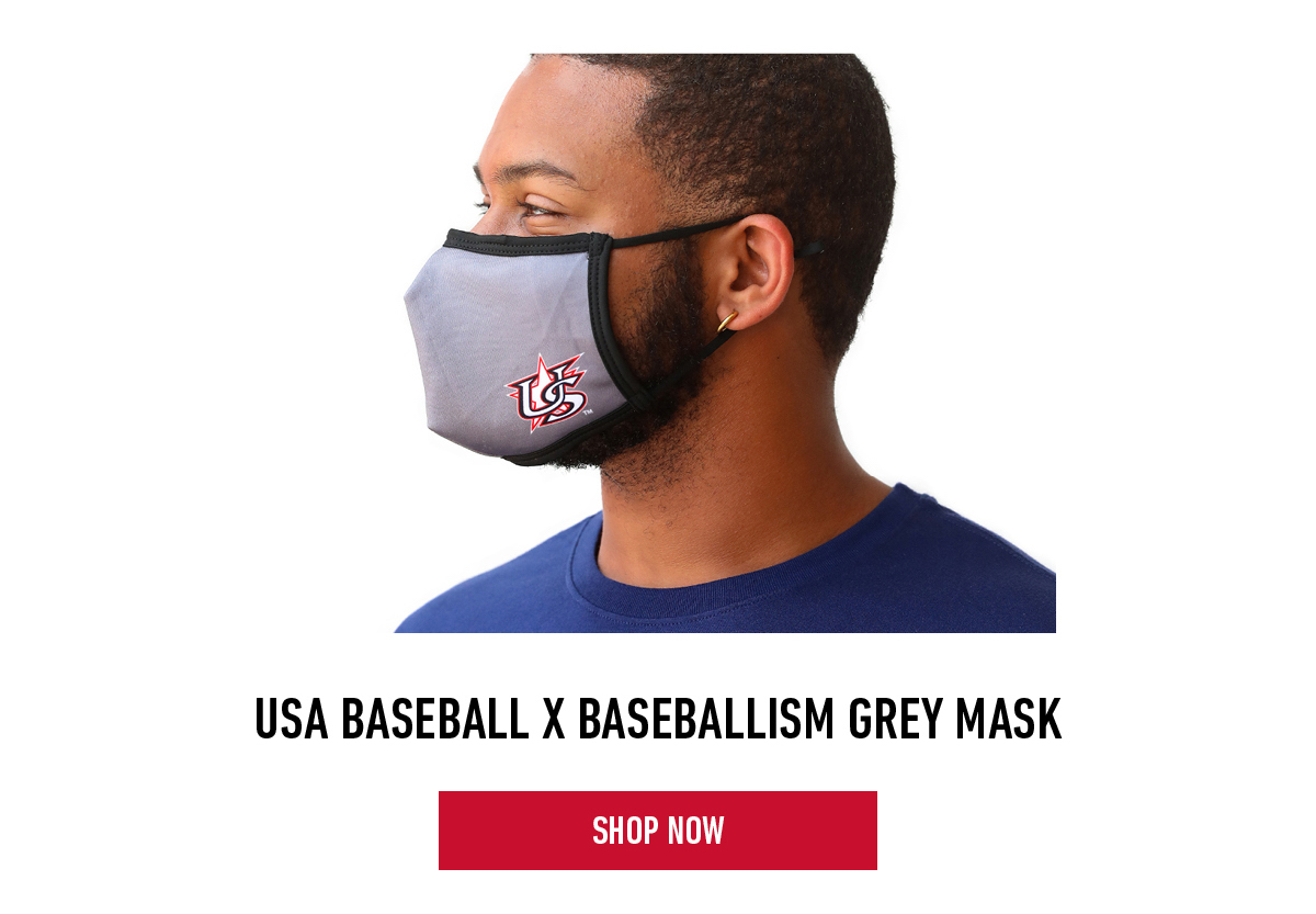 USA Baseball x Baseballism Grey Mask