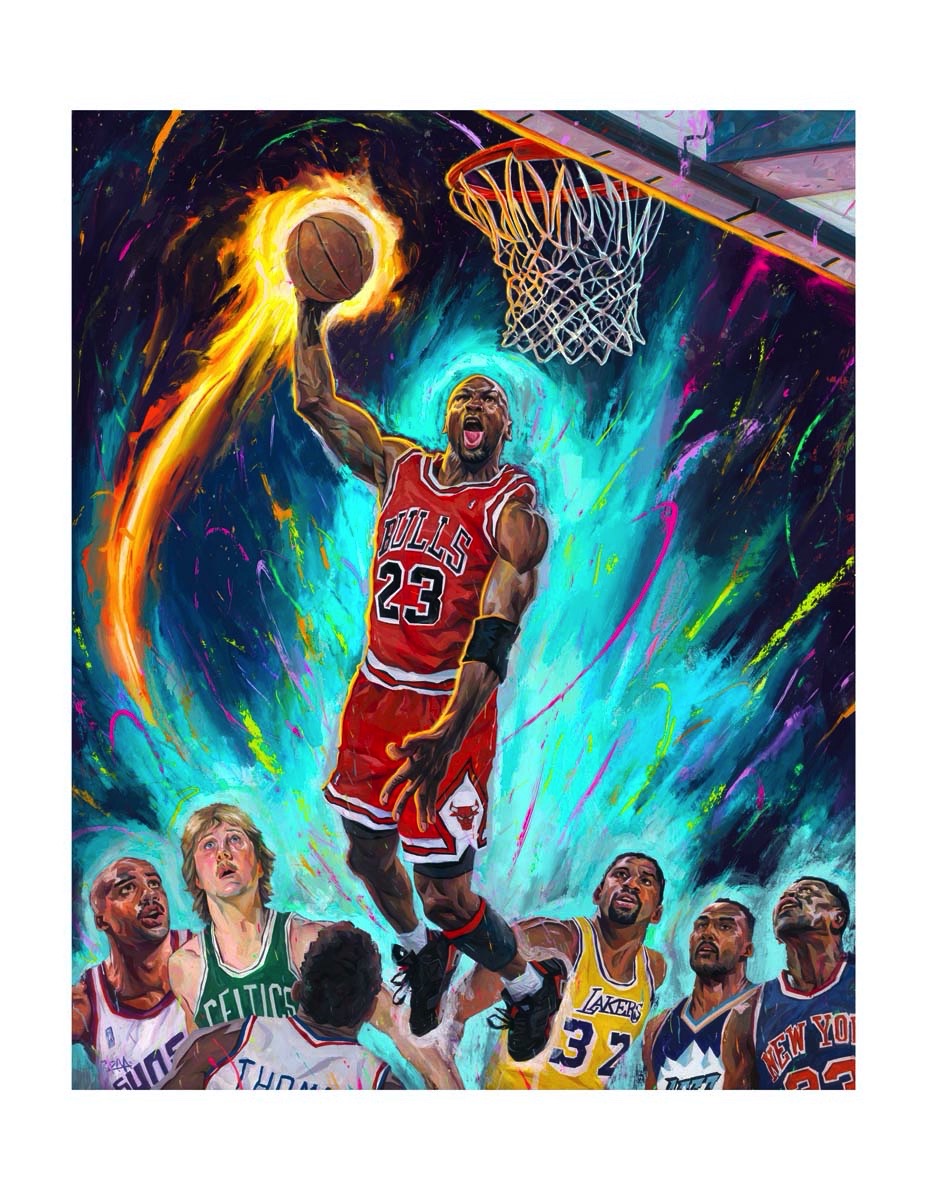 Rich Pellegrino Michael Jordan art print