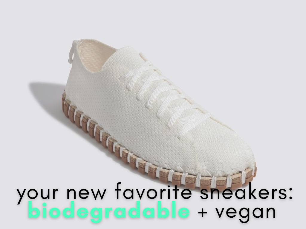 These Awesome Eco Sneakers Are Vegan + Biodegradable, We Love!