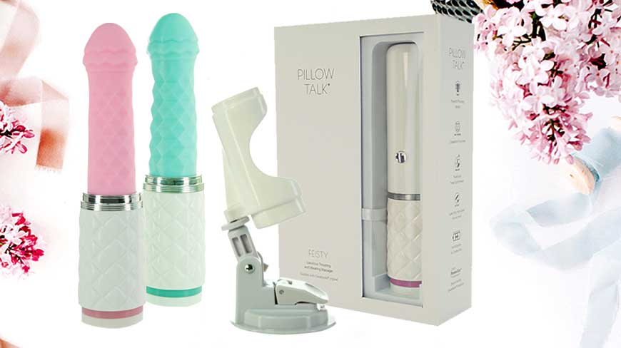 PILLOW TALK FEISTY PINK AND MINT