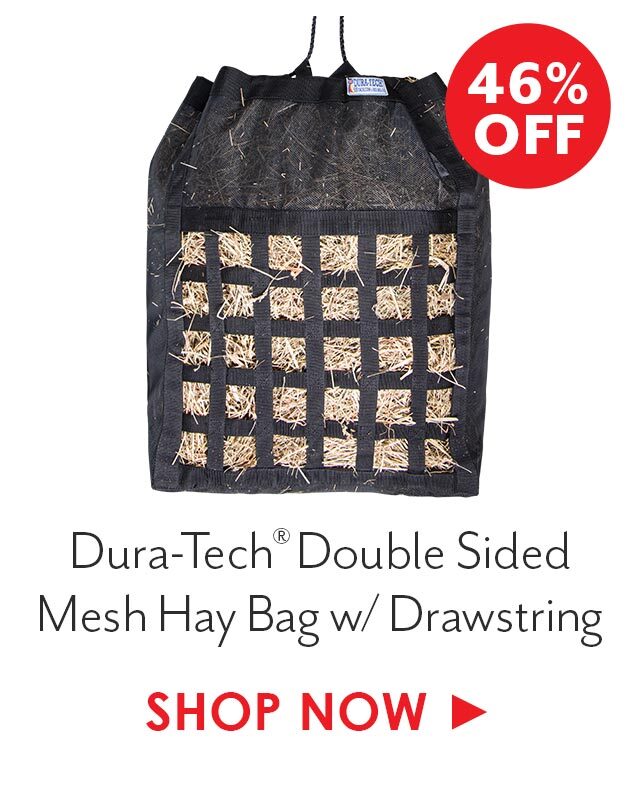 Dura-Tech? Double Sided Mesh Hay Bag with Drawstring