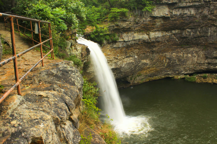 You Can Practically Drive Right Up To The Beautiful DeSoto Falls In Alabama