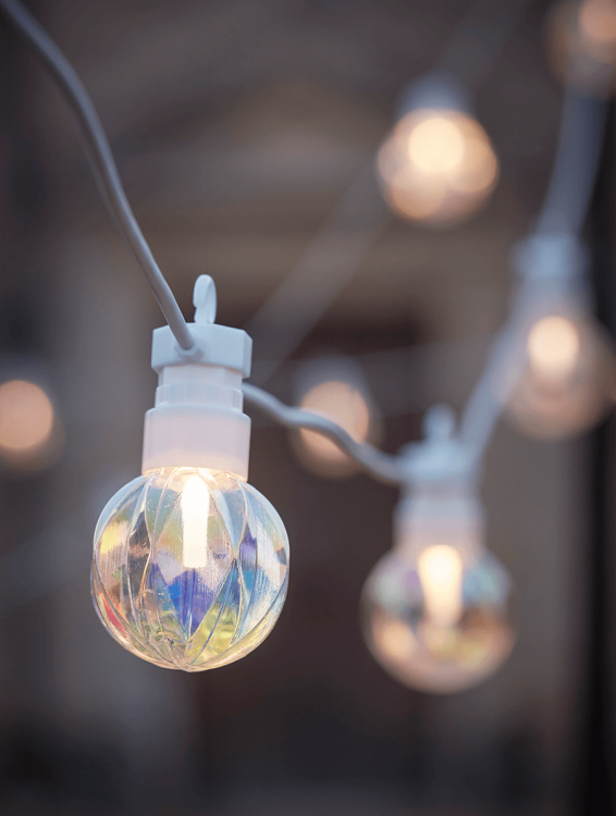 NEW Indoor Outdoor Geometric Lustre Festoon Lights