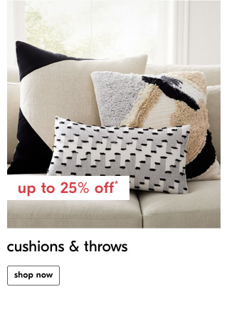 Cushions & Throws - Shop Now