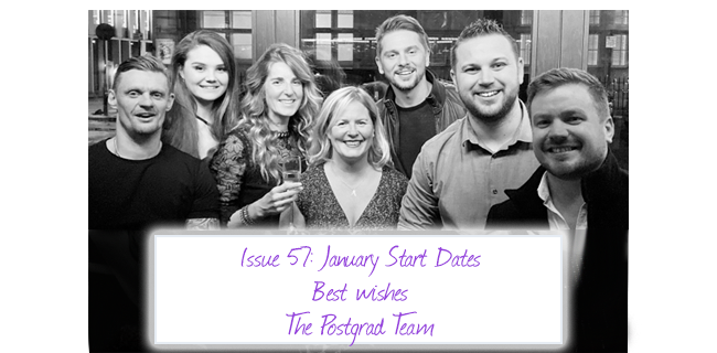ISSUE 57: January Start Dates