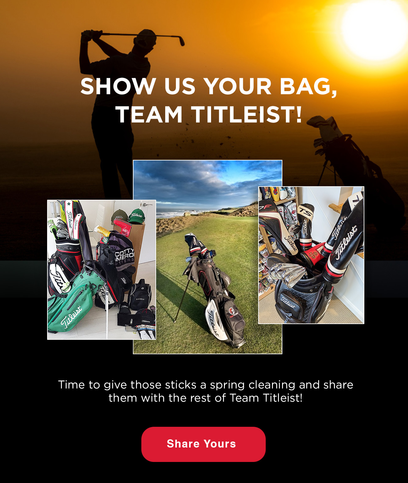 Show us What''s In Your Bag, Team Titleist!