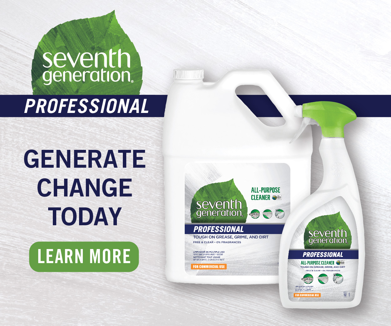 Seventh Generation Professional, a Unilever Brand