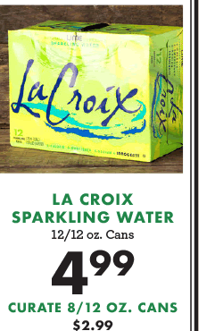 La Croix Sparkling Water - $4.99