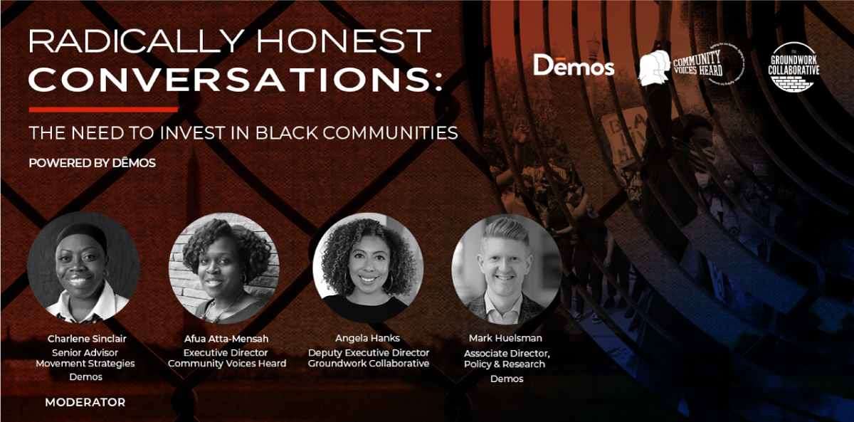 The Need to Invest in Black Communities Panel