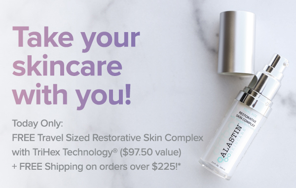 TODAY ONLY: Take your skincare with you!