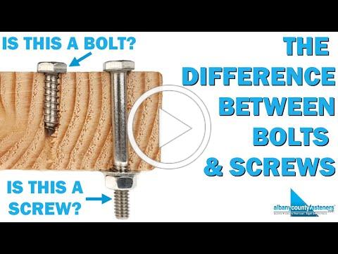 The Difference Between Bolts &amp; Screws - Fastener Terminology | Fasteners 101