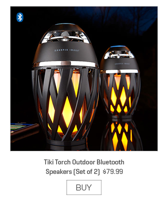Tiki Torch Outdoor Bluetooth Speaker (Set of 2)
