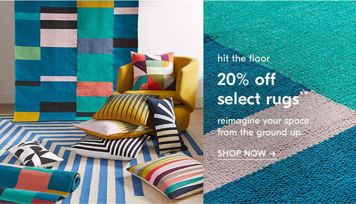 20% off select rugs