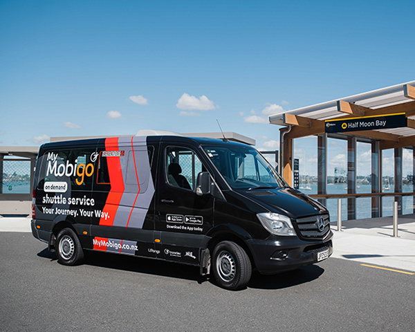 IMAGE: On-demand shuttle service launches for Auckland's Half Moon Bay
