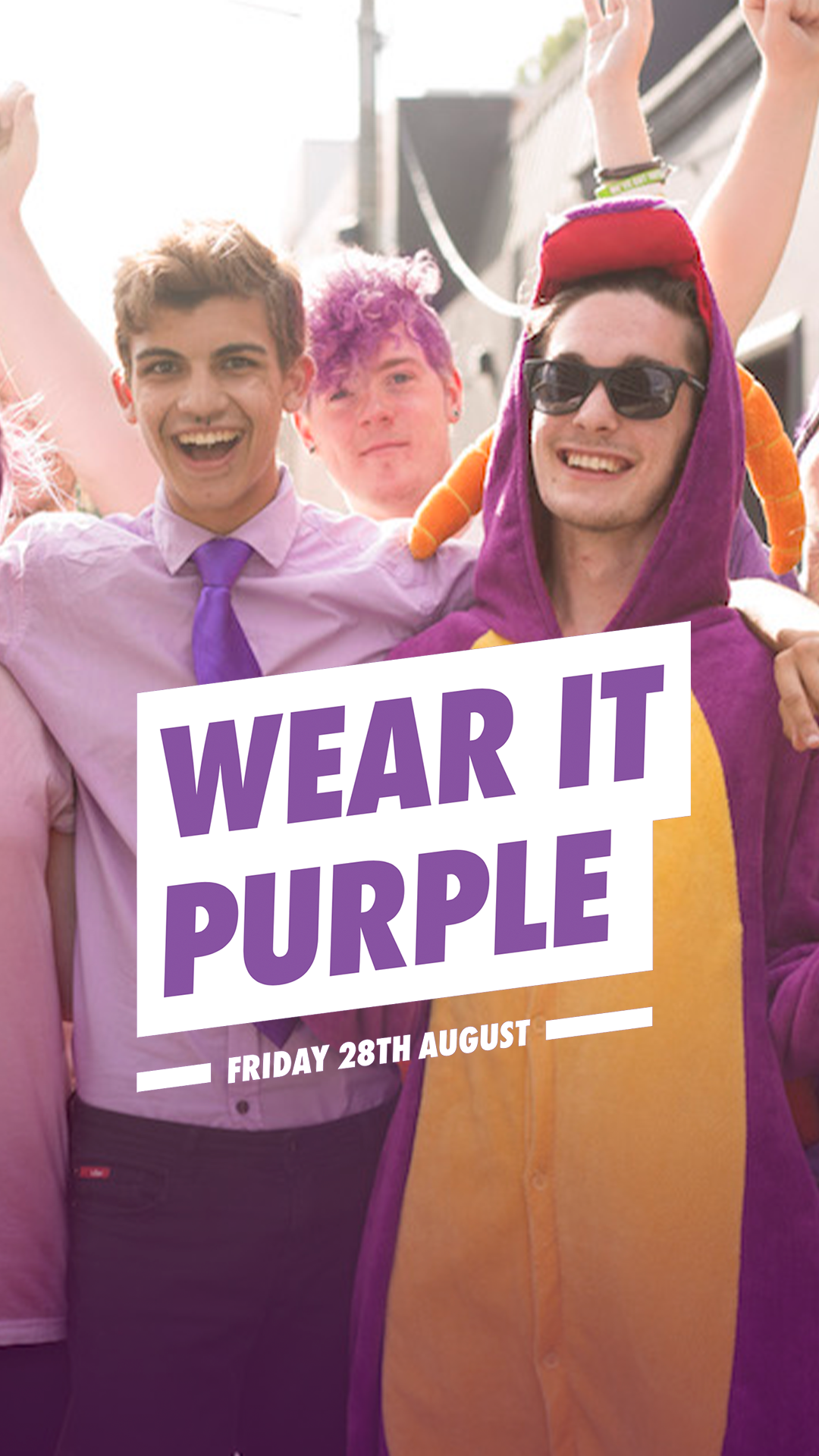 Get involved in wear it purple day