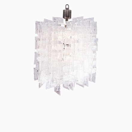 Image of Large Glass Chandelier by Carlo Nason for Mazzega