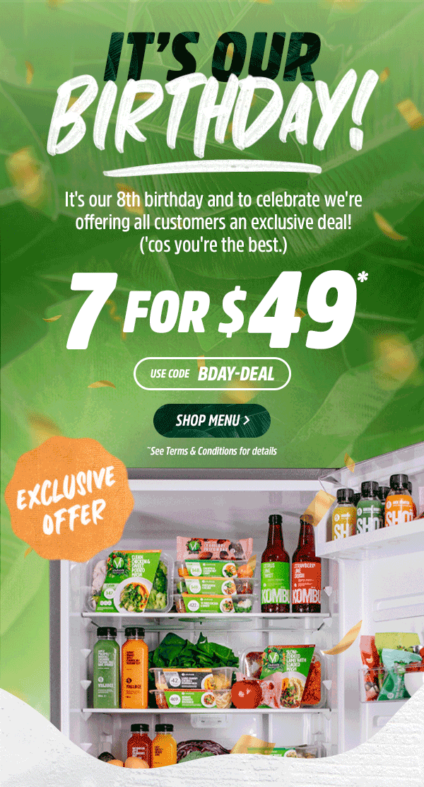 It''s our 8th birthday and to celebrate we''re offering all subscribers an exclusive deal! (''cos you''re the best.)