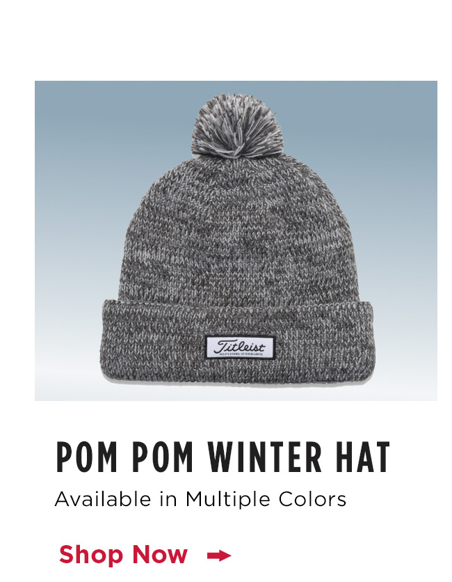 Shop Pom Pom Winter Hat Heathered