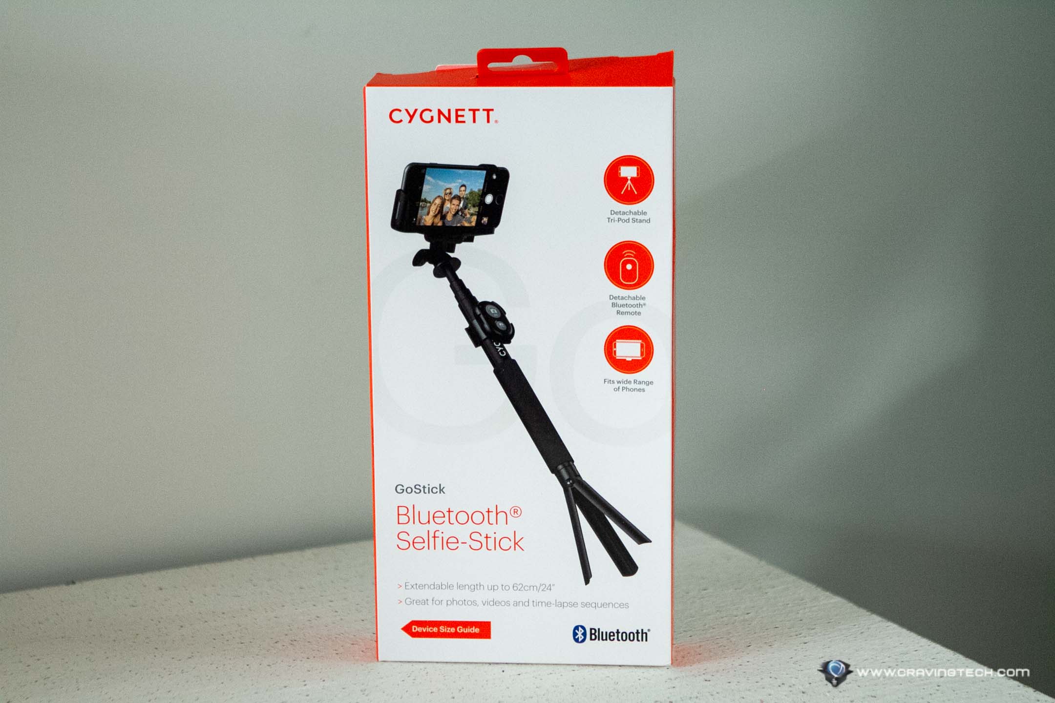 Cygnett GoStick Bluetooth Camera Selfie Stick & Smartphone Tripod Review