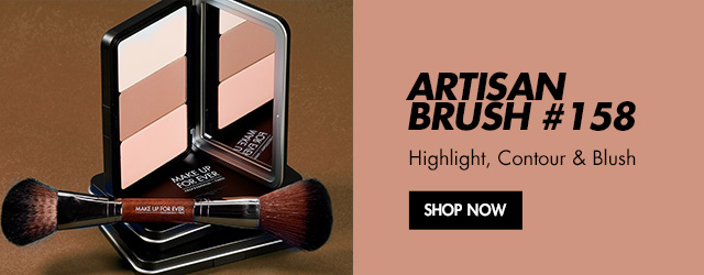 ARTISAN BRUSH #158 the best to highlight, contour & blush