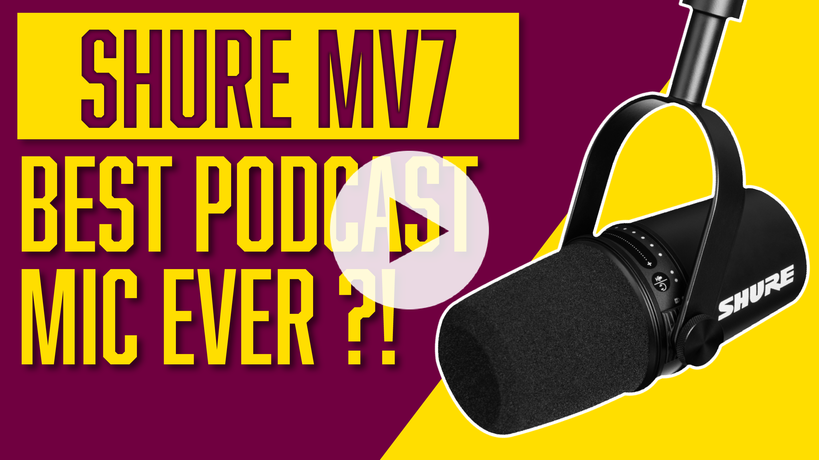 Shure MV7 - Best Mic For Podcasters?