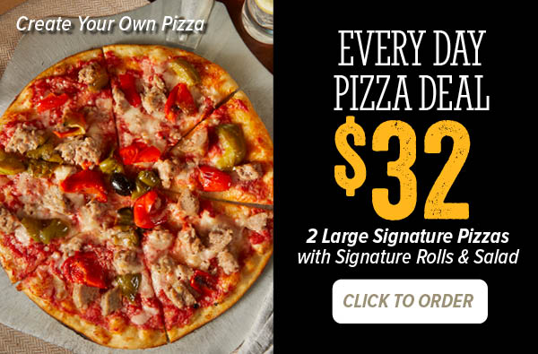 Everyday Pizza Deal - $32