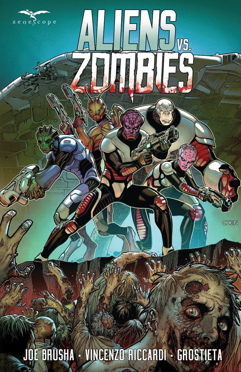 Image of Aliens vs. Zombies Graphic Novel