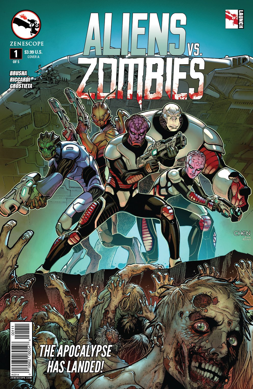Image of Aliens vs. Zombies #1 (Digital Download)