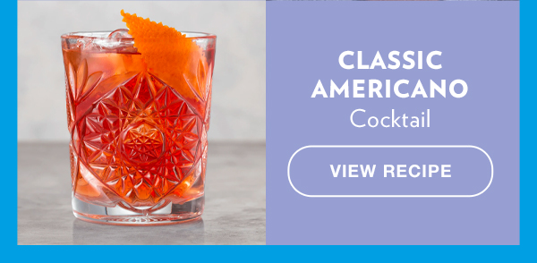 Classic Americano Cocktail. View Recipe.