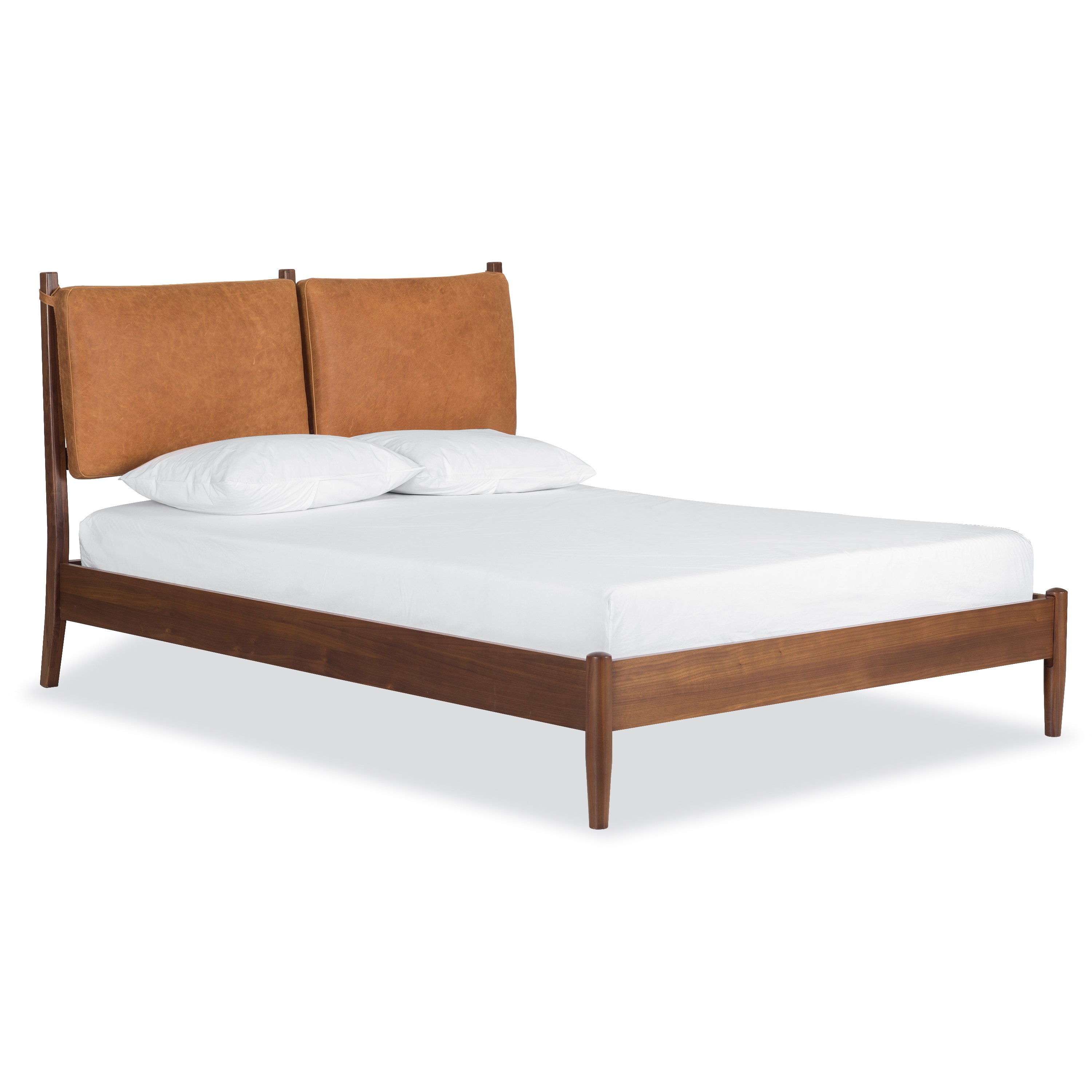 Image of Truro Bed with Leather Cushions