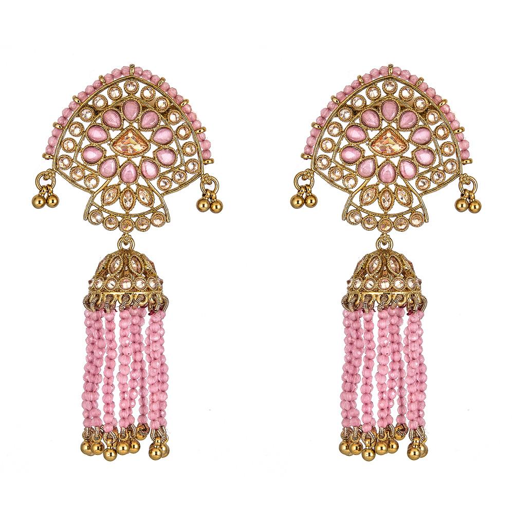Image of Nitali Earrings in Pink