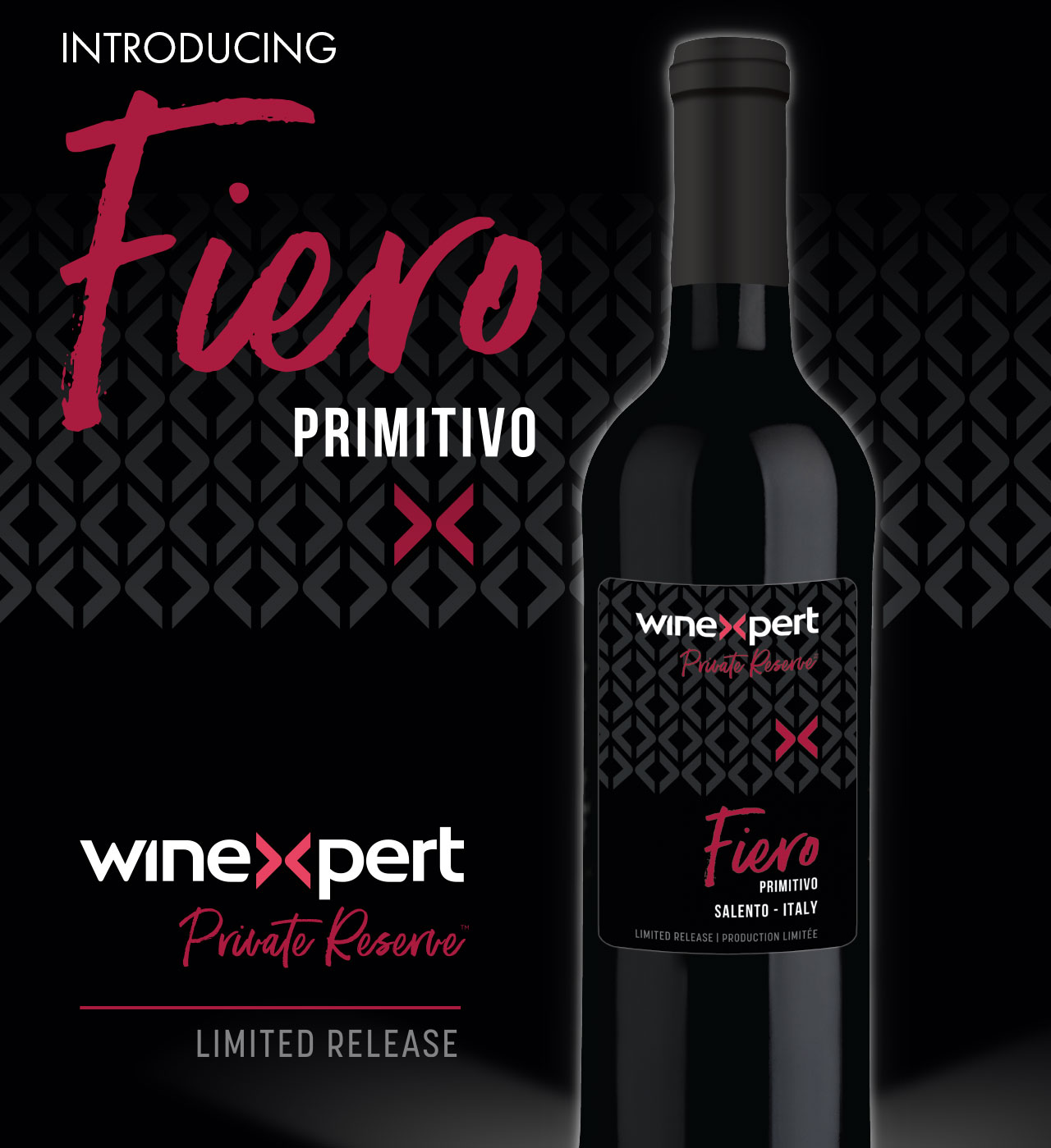 Introducing Winexpert Private ReserveT?  Fiero Primitivo with Grape Skins