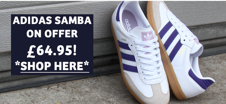 adidas Samba White/Purple