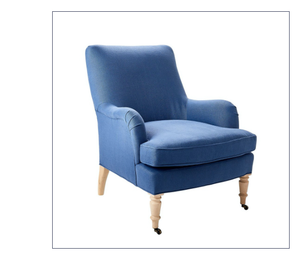 The Carter Chair in Blueberry
