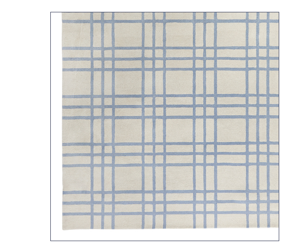 Tufted Livingston Rug in French Blue