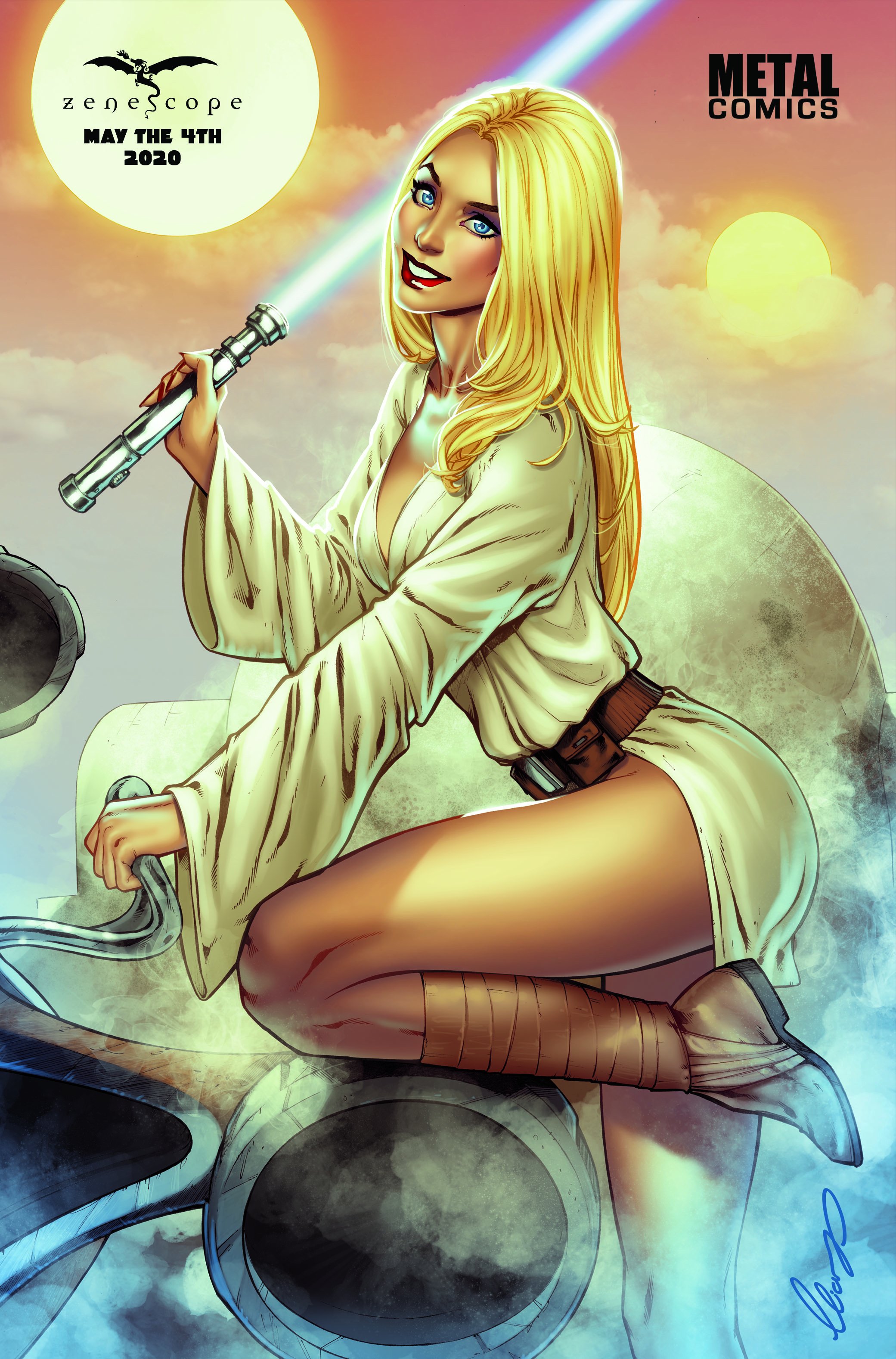 Image of May the 4th 2020 - Light Side Metal Cover #3